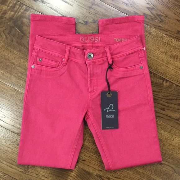 DL1961 Denim - DL1961 Toni High-Rise Crop Jeans in Peony NWT